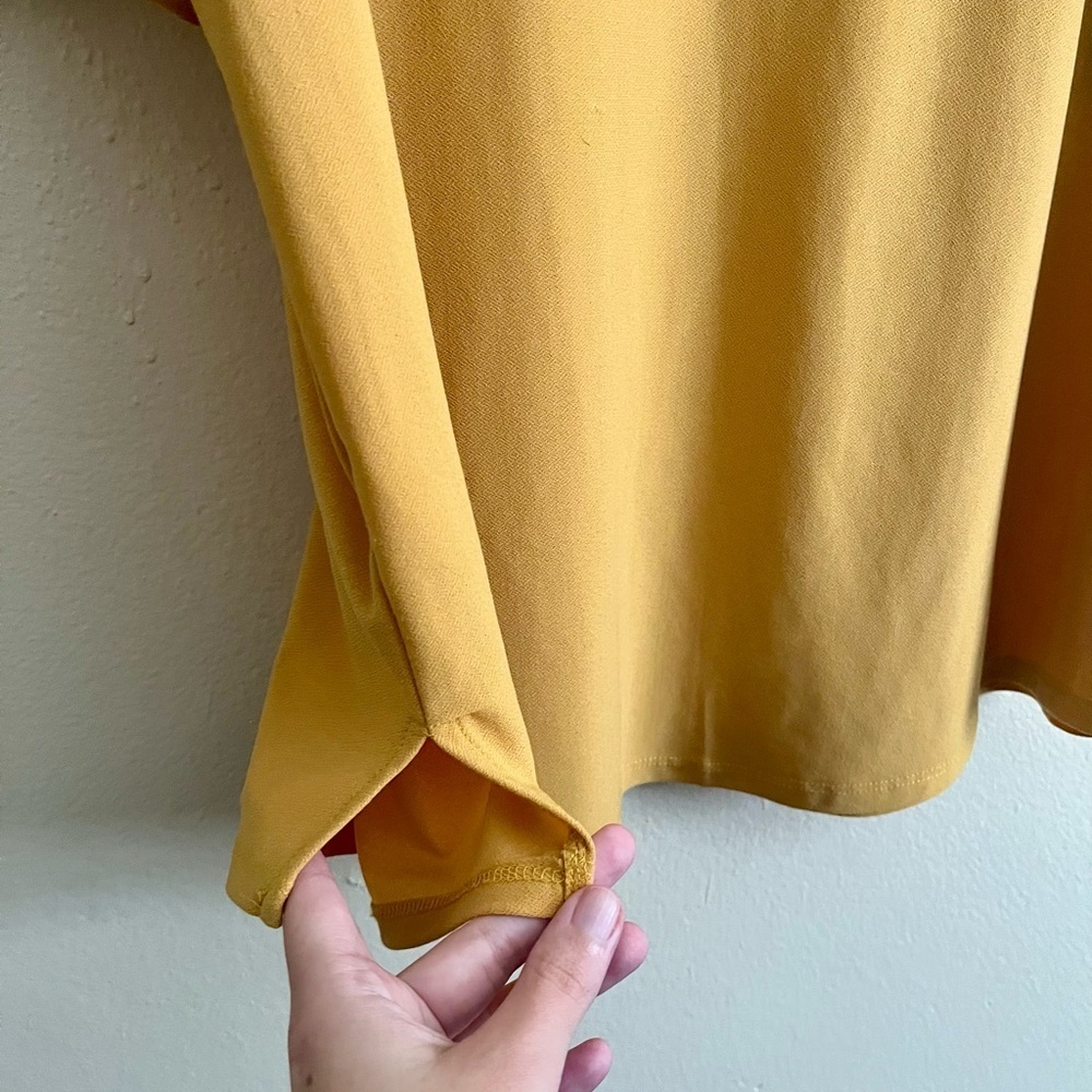Mustard Yellow Women's Top - Picture 5 of 7